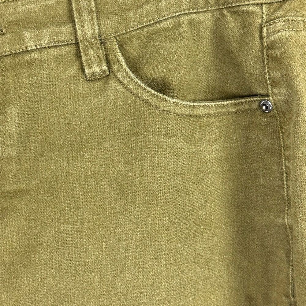 Lane Bryant Women's Olive Green Skinny Jeans - Picture 3 of 5